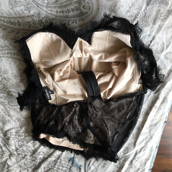 Bebe black lace dress - Picture 6 of 8